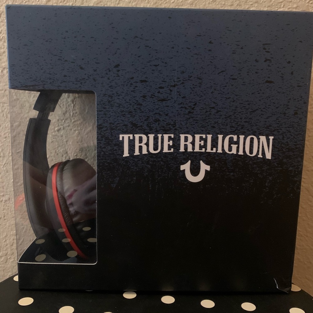 True Religion TR Headphones Black One Size